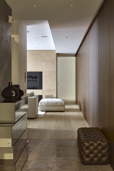 modern lakás természettel harmonizáló anyagok